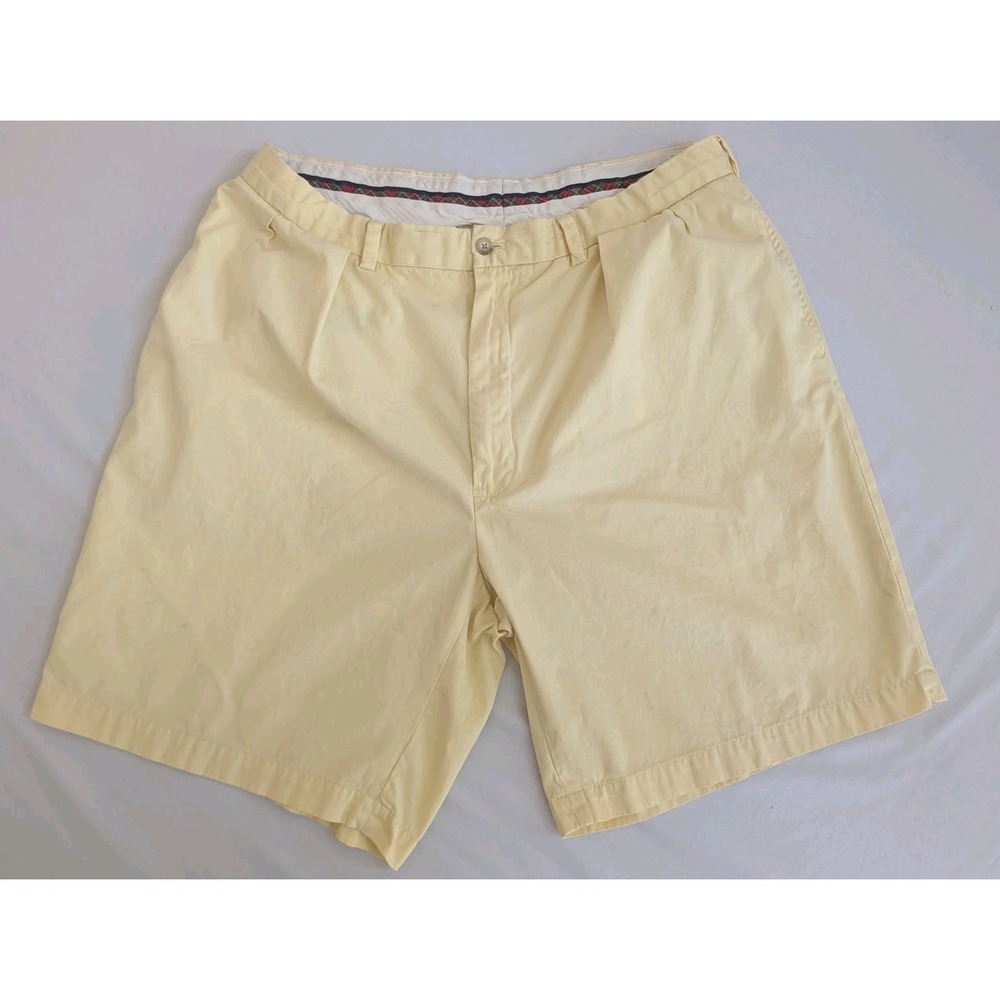 Polo Golf Ralph Lauren Fairway Short Mens 40(38) Yellow Chino Pleated Shorts